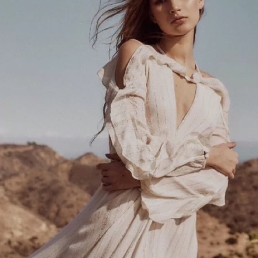 Free People Huxley Maxi Dress (ivory)